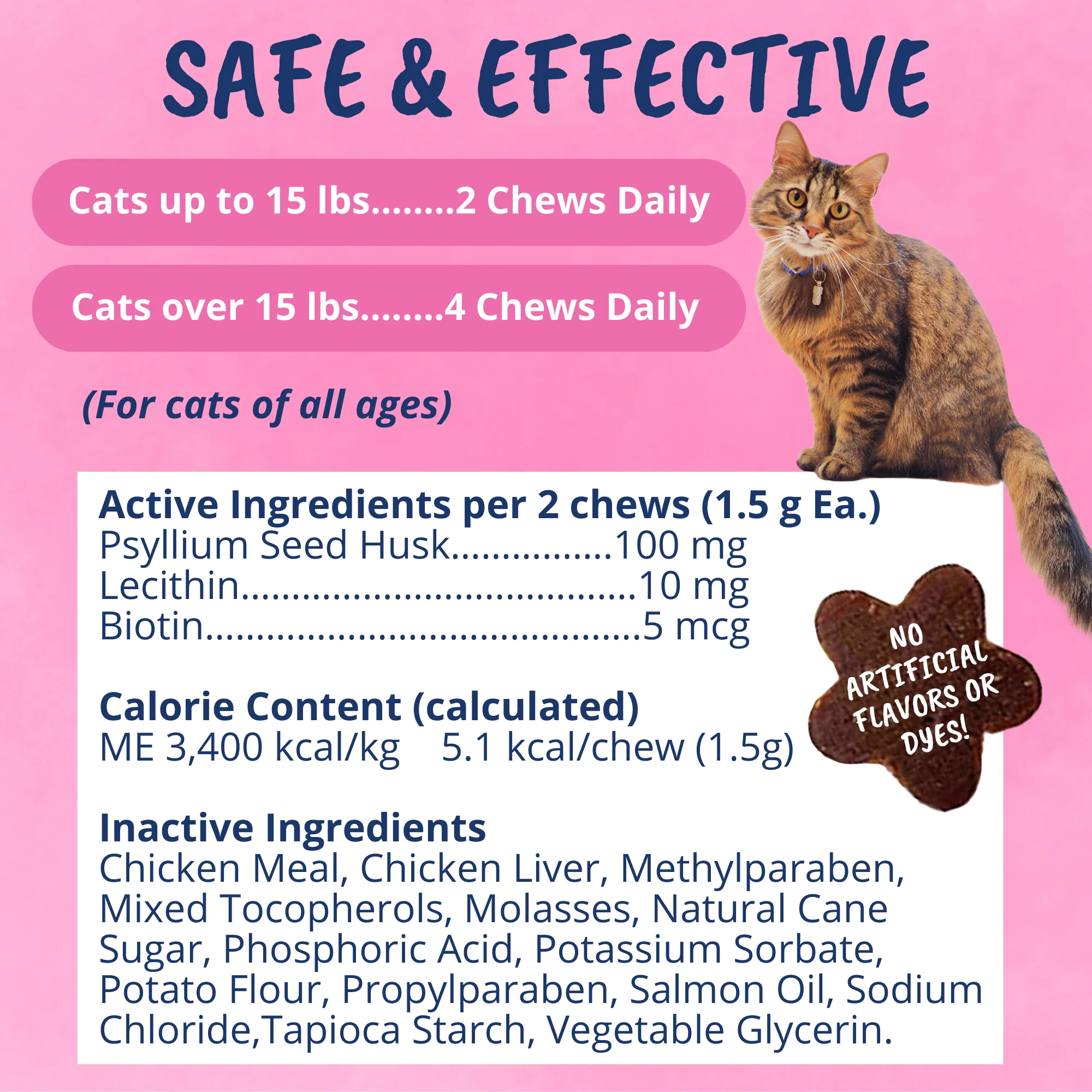Hairball Support Soft Chews for Cats - Image 6