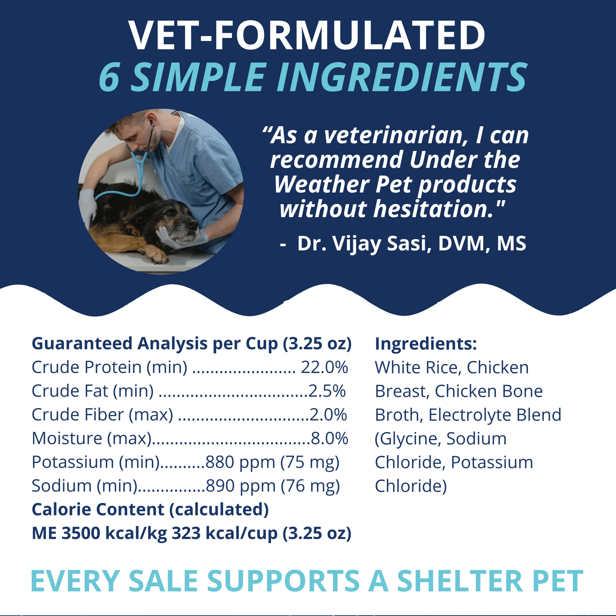 Chicken, Rice, & Bone Broth Bland Diet For Dogs - 6 pack - Image 4